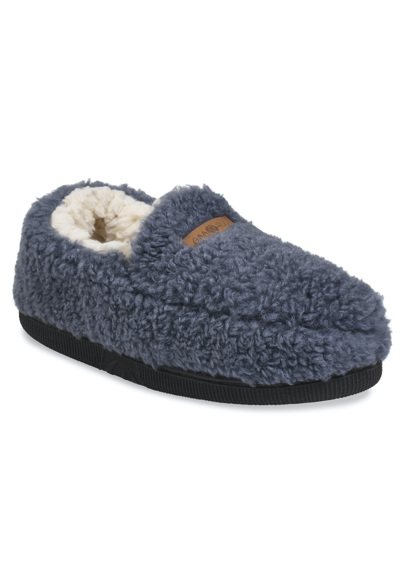 Berber Moccasin Slipper, DENIM, hi-res image number 0