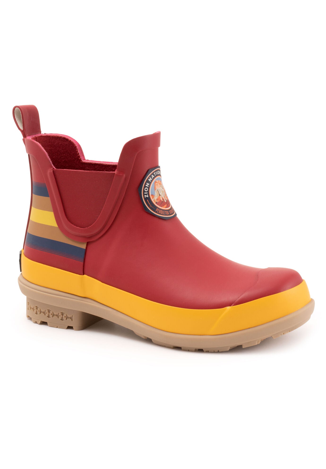 Zion Chelsea Rain Weather Bootie, RED, hi-res image number 0