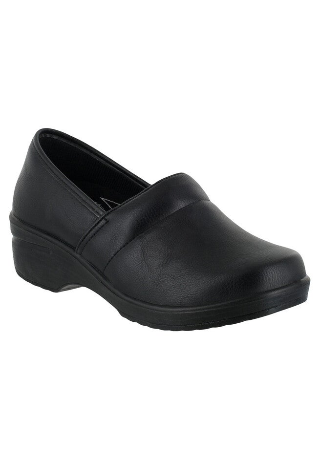 Lyndee Slip-Ons by Easy Works by Easy Street®, BLACK, hi-res image number 0