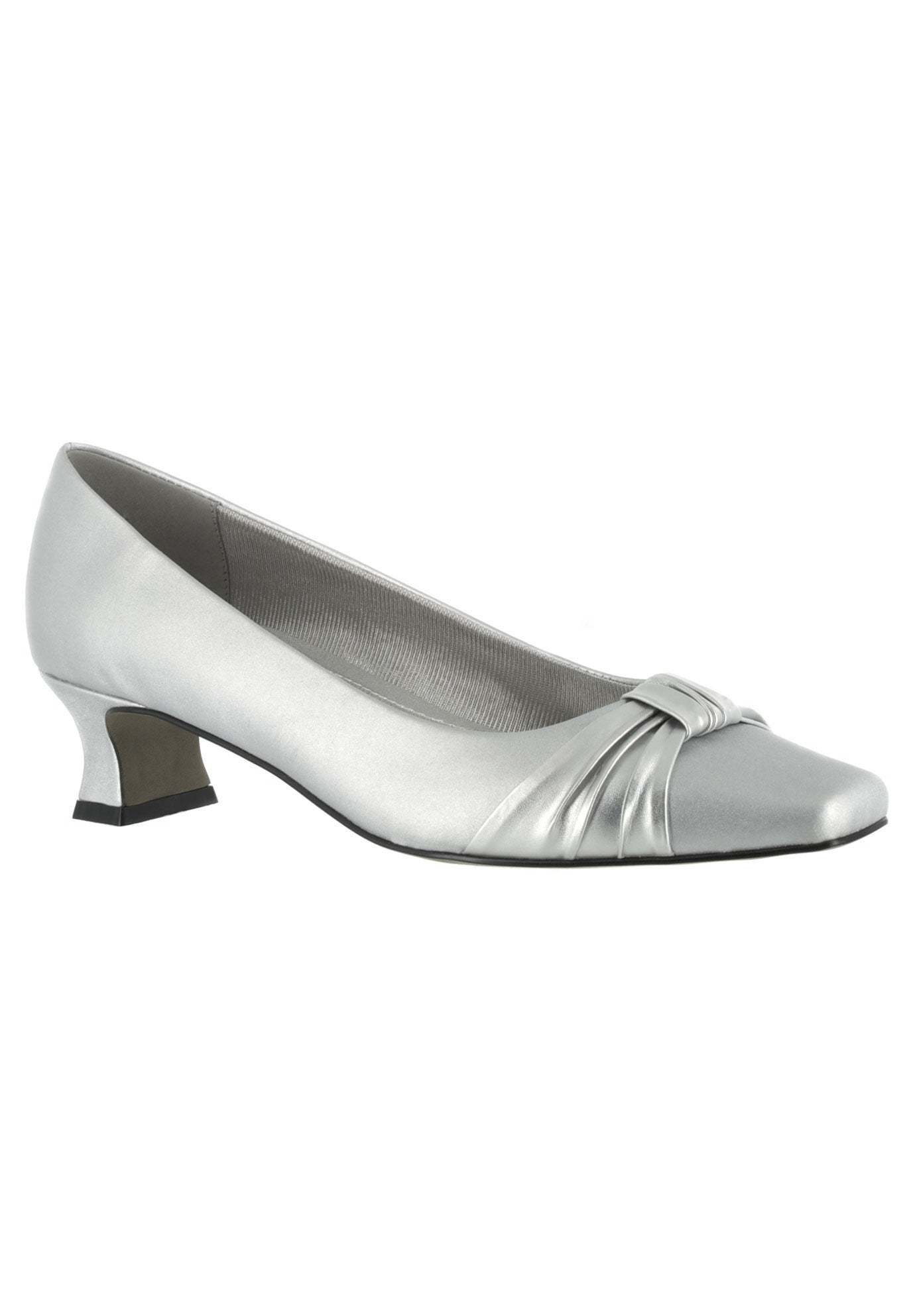 Waive Pump by Easy Street&reg;, SILVER SATIN, hi-res image number 0