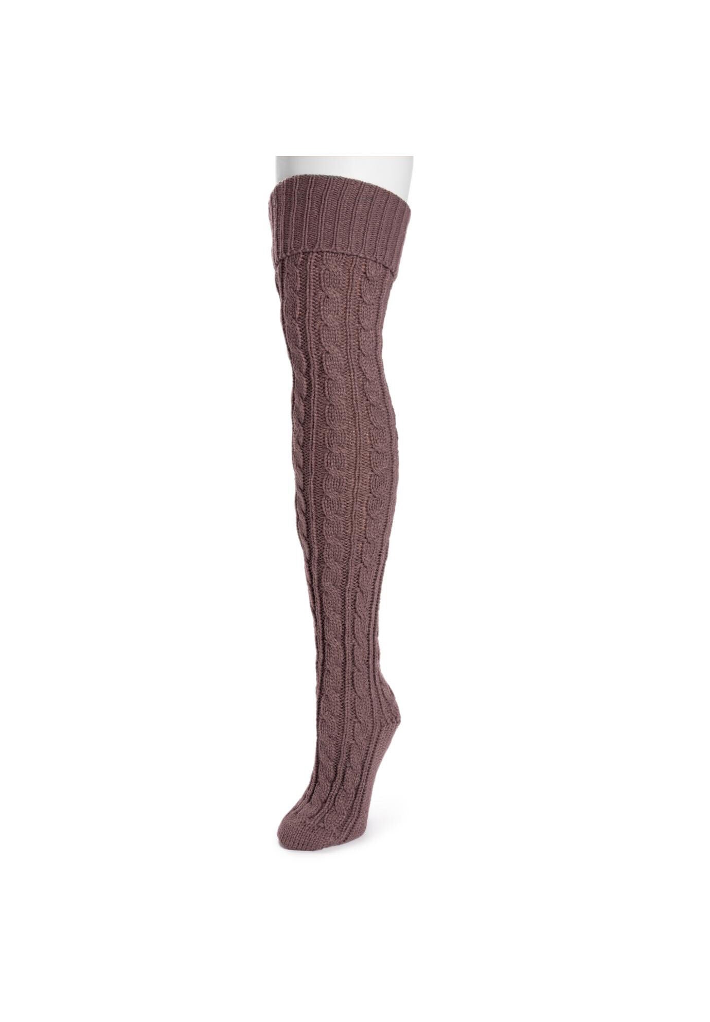 Cable Knit Slipper Socks, , alternate image number 4
