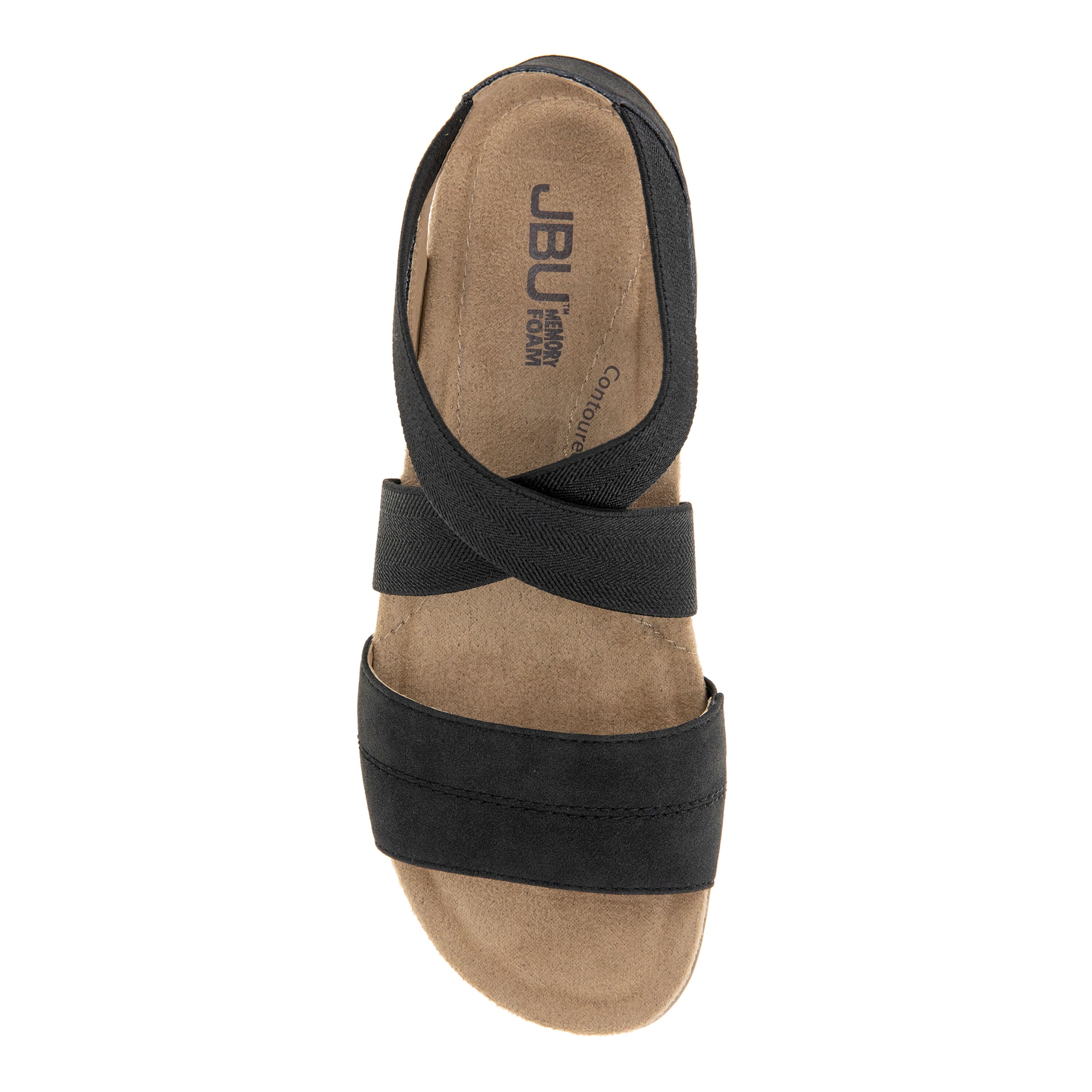 Meg Slip-On Flat Sandal, BLACK, alternate image number 4
