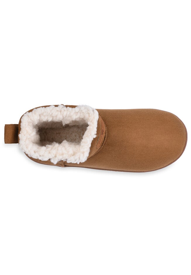 Polysuede Low Cut Ankle Slipper, , alternate image number 3