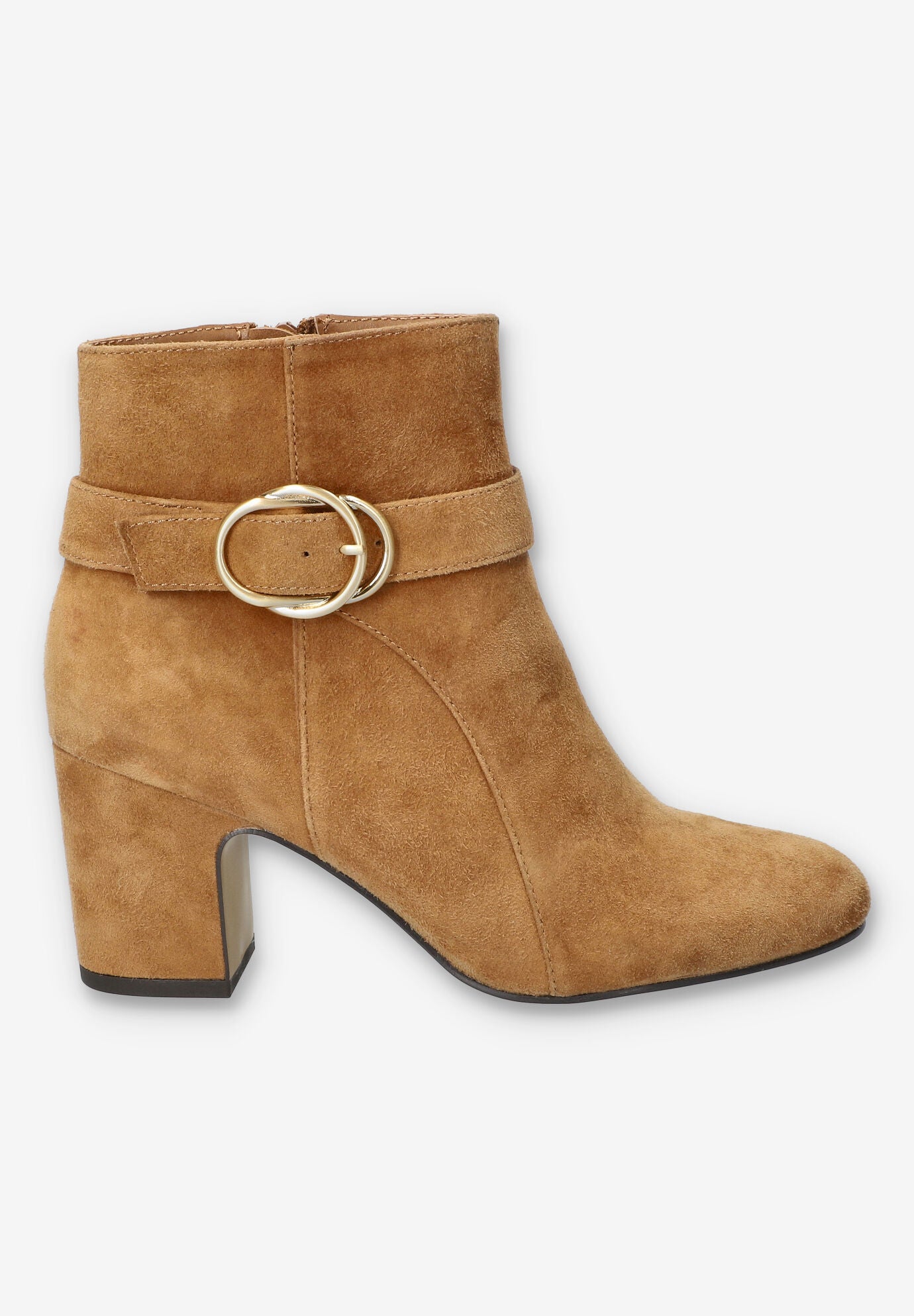 Gamela Dress Ankle Boot, COGNAC SUEDE, alternate image number 2