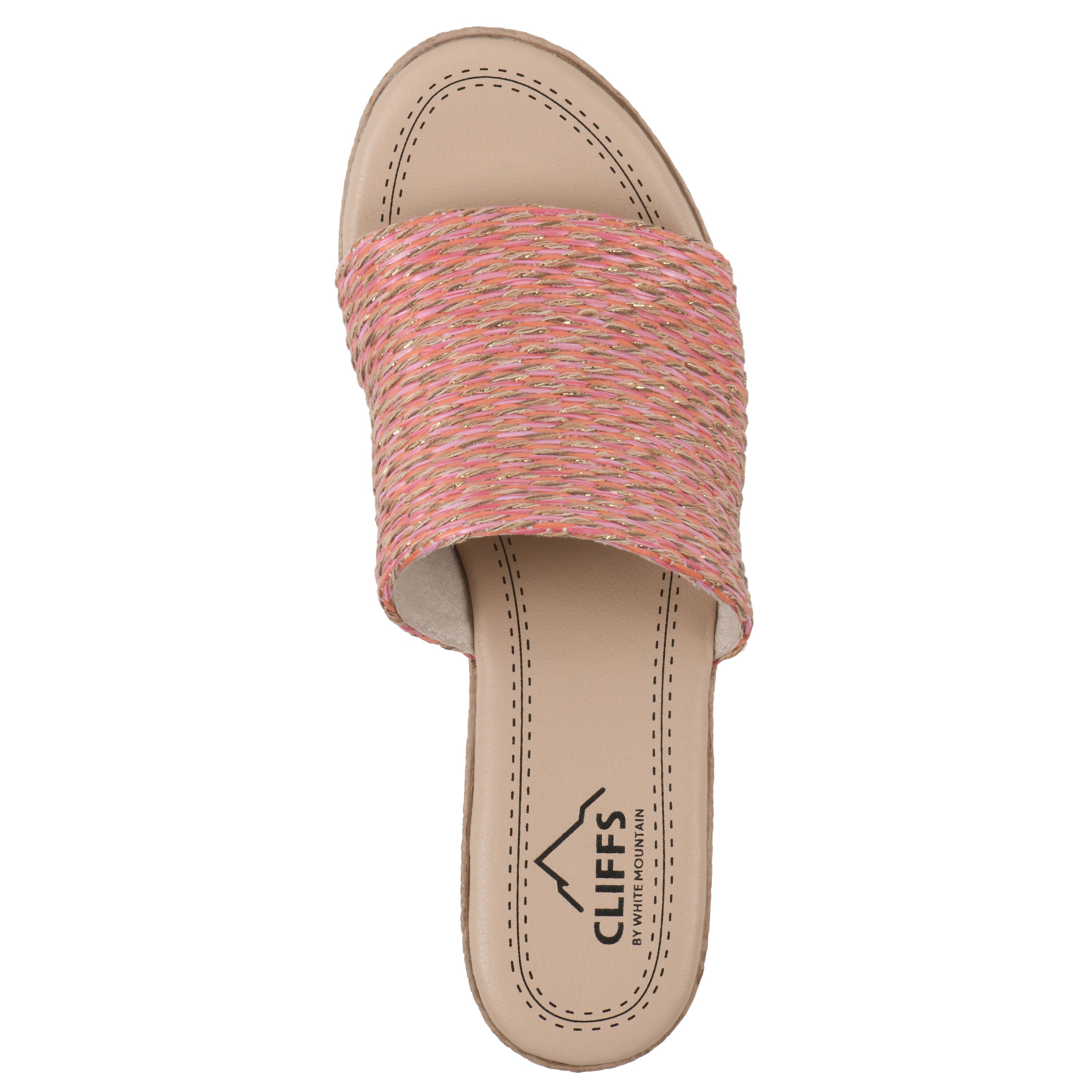 Biancia Wedge Sandal, MANGO METALLIC, alternate image number 4