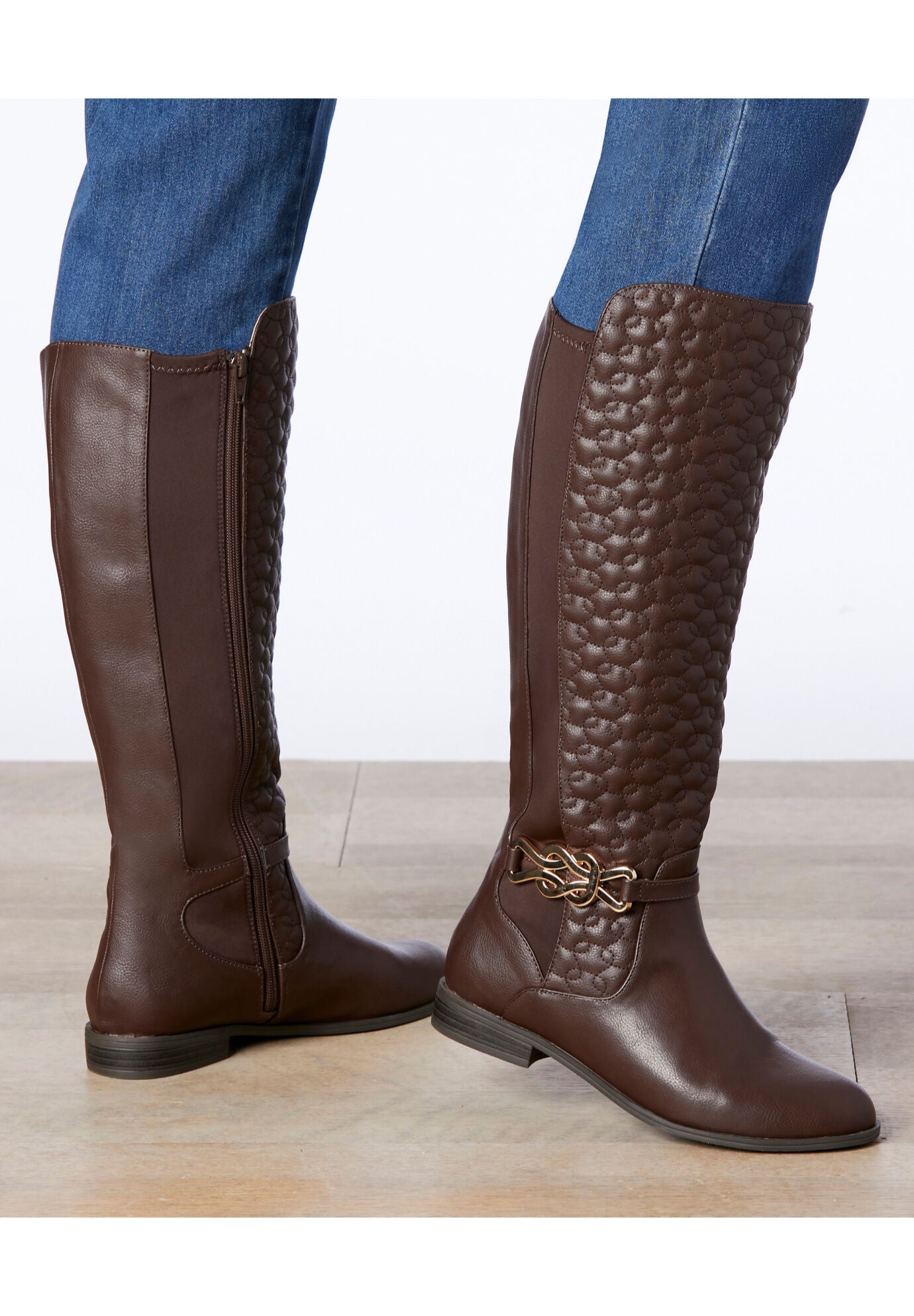 The Viona Tall Wide Calf Boot By Comfortview Avenue