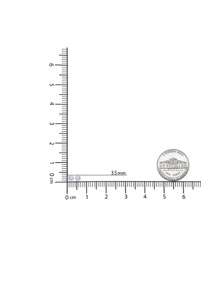 14K White Gold 1/2 Cttw 4-Prong Set Brilliant Round-Cut Solitaire Lab Grown Diamond Push Back Stud Earrings, , alternate image number 4