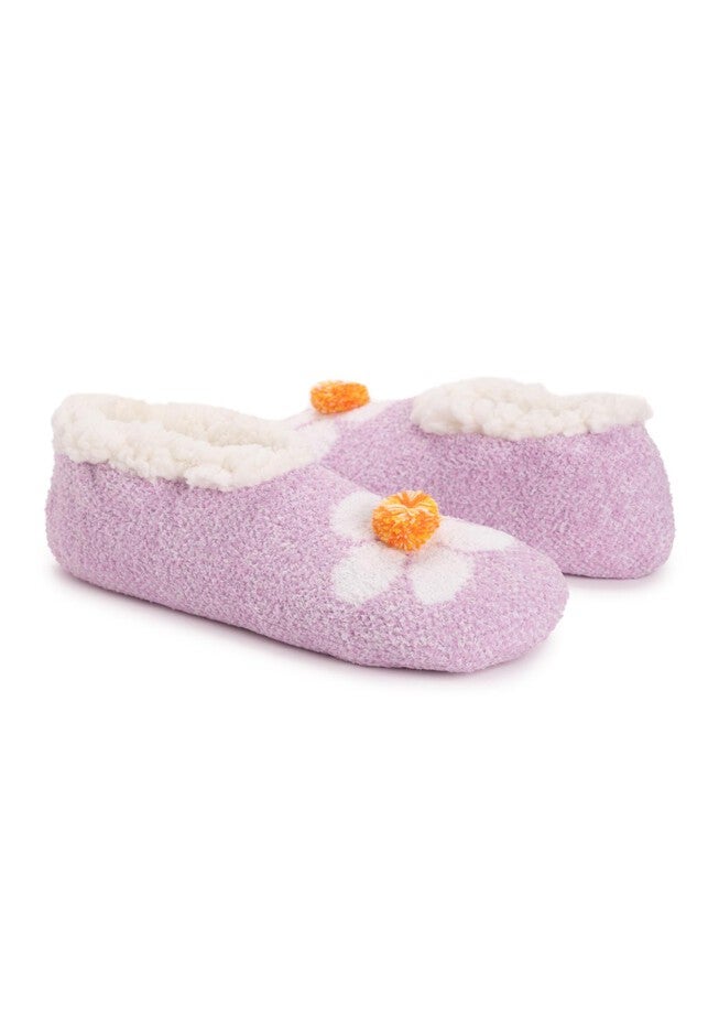 Women'S Cozy Daisy Ballerina Slippers, , alternate image number 4