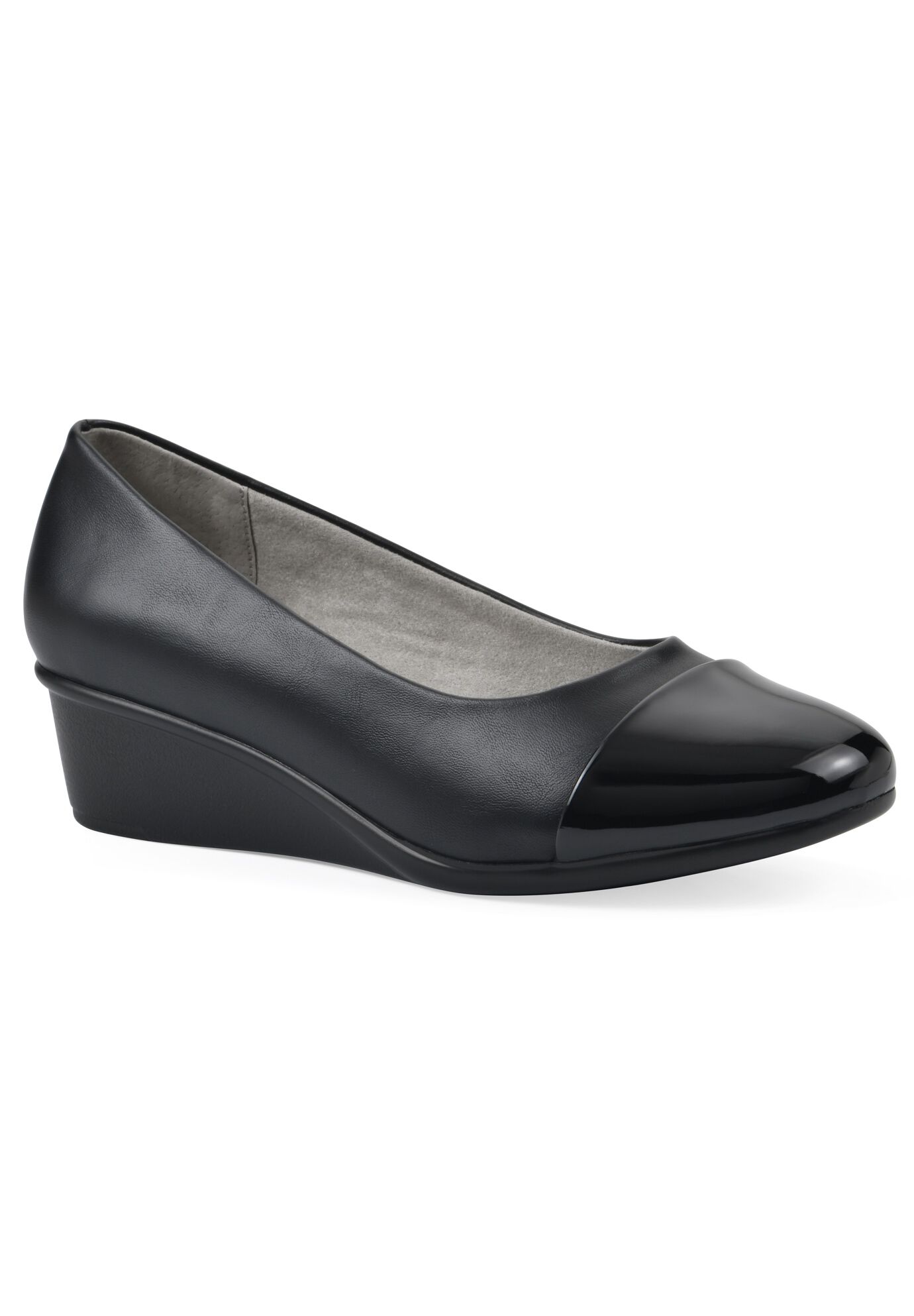 Bolivia Wedge, BLACK SMOOTH, hi-res image number 0