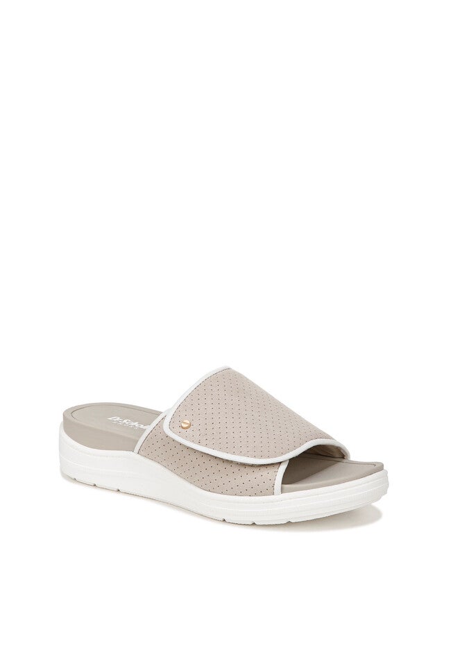 Time Off Set Slide Sandal, OYSTER GREY FABRIC, hi-res image number 0