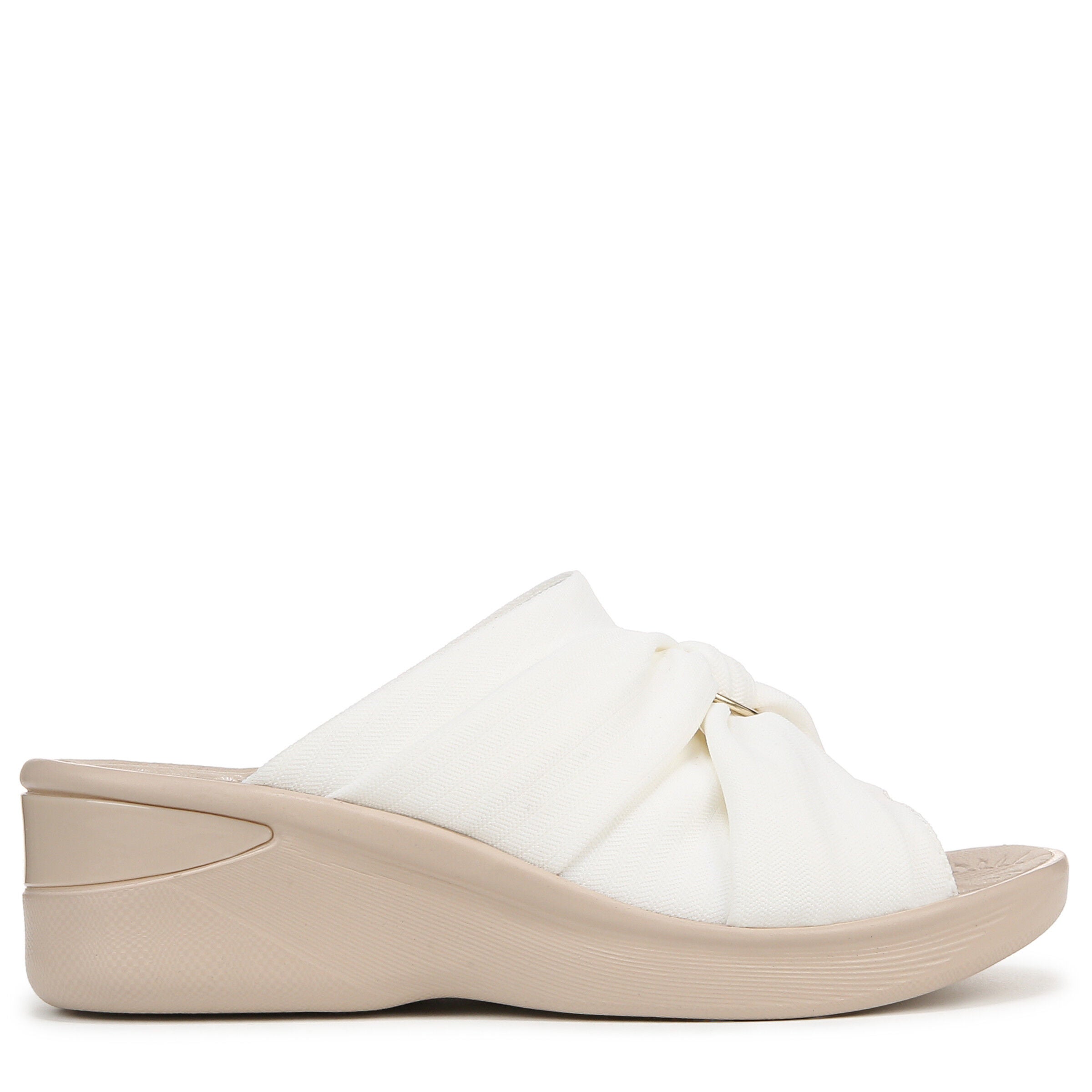 Serenade Slide Sandal, WHITE, alternate image number 3
