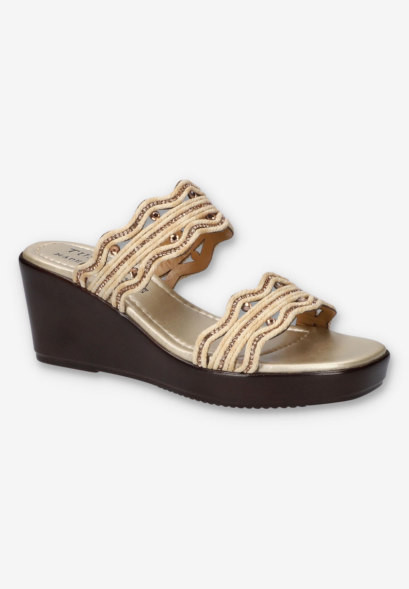 Selva Wedge Sandal, NATURAL, hi-res image number 0