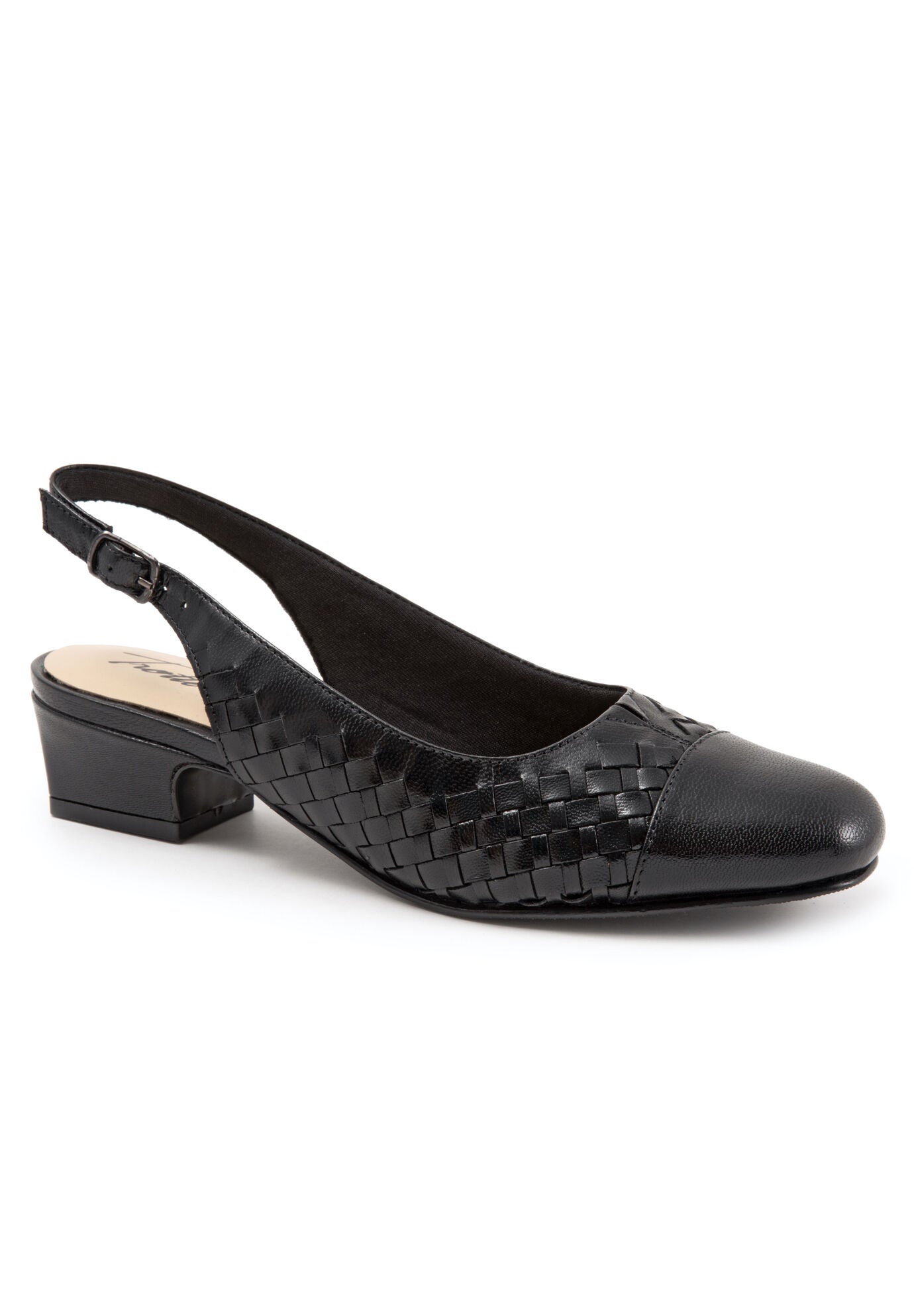 Dea Woven Flats, BLACK, hi-res image number 0
