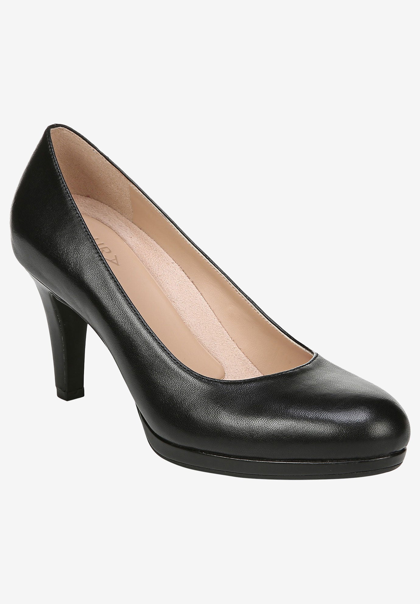 Michelle Pumps by Naturalizer®, BLACK LEATHER, hi-res image number 0