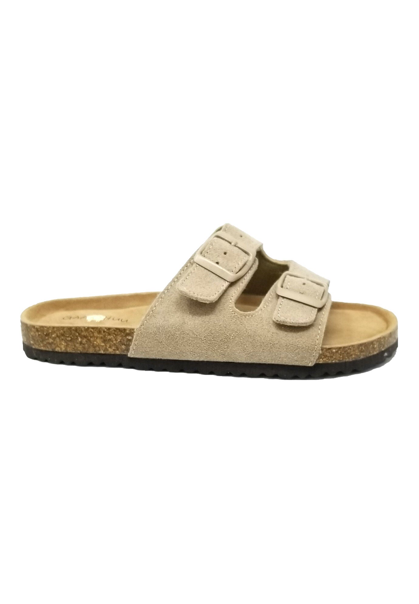 FULL SLIDE SANDALS COW SUEDE | hobo