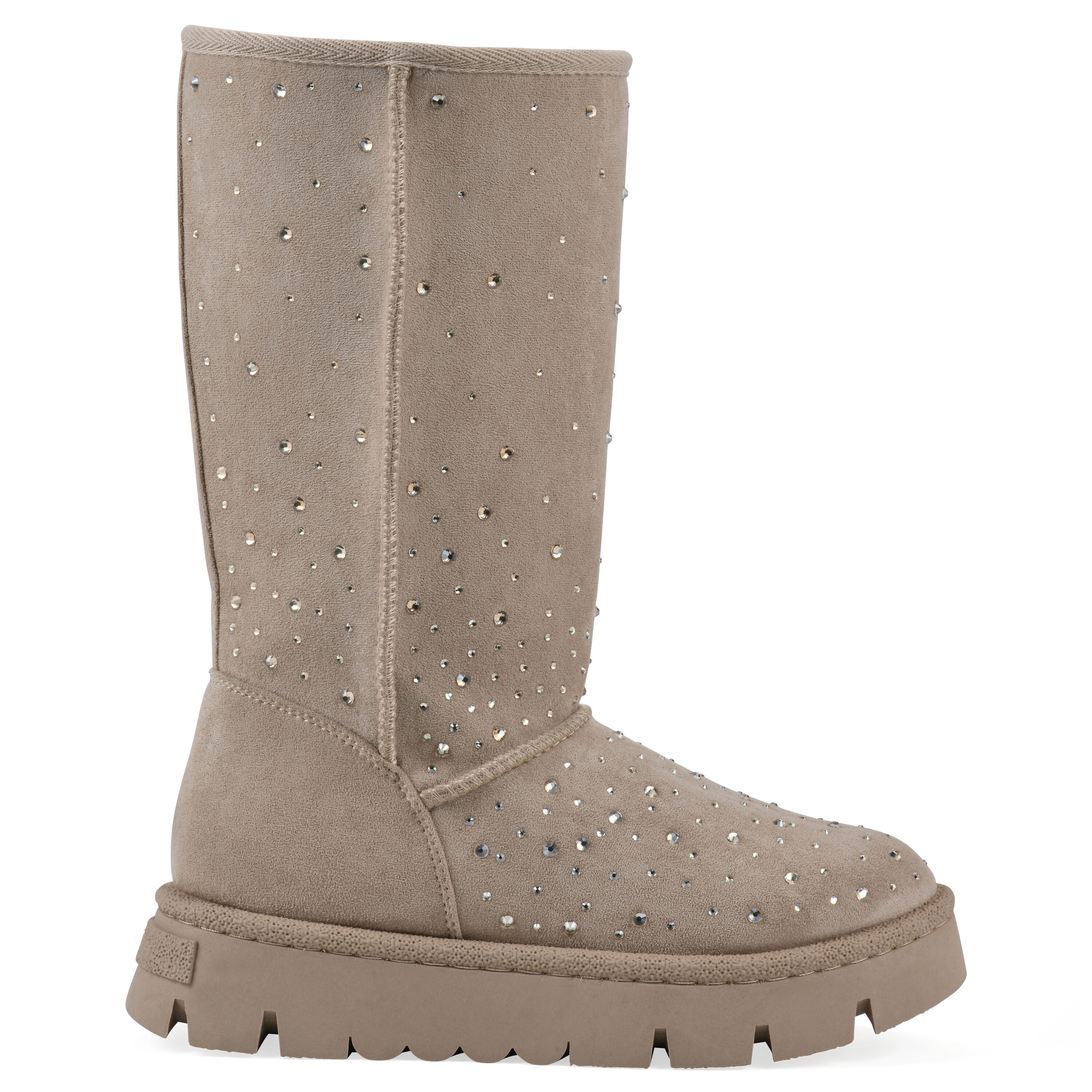 Tripp Faux Fur Tall Shaft Boot, DARK BEIGE, alternate image number 2