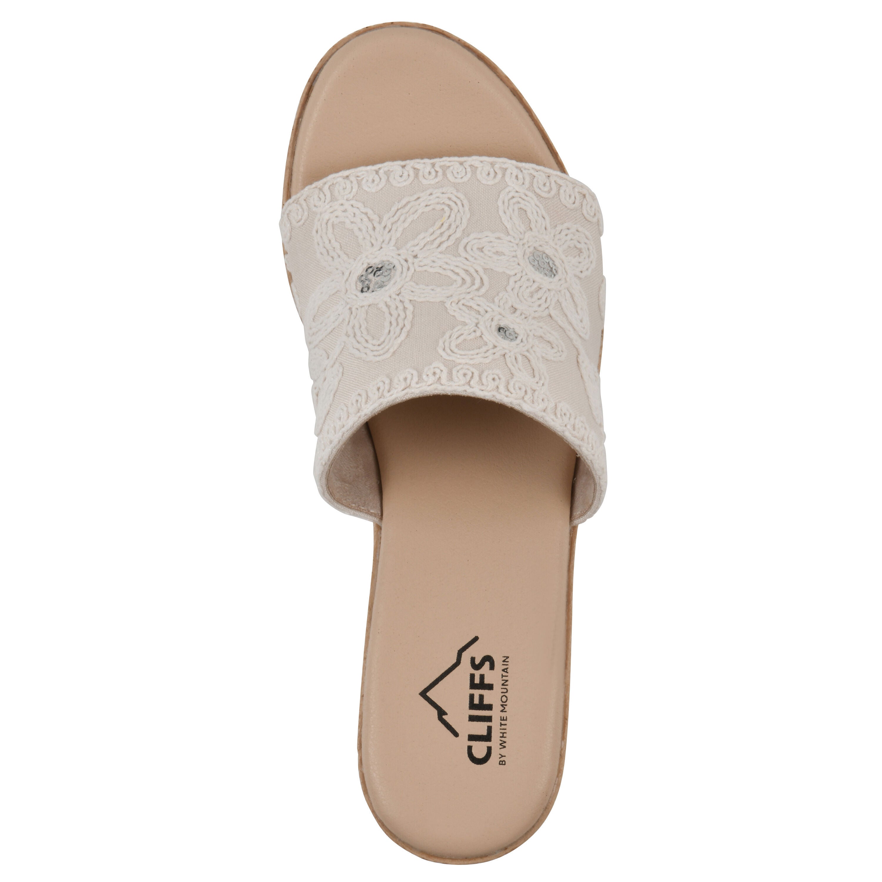 Biancia Wedge Sandal, NATURAL WHITE, alternate image number 4