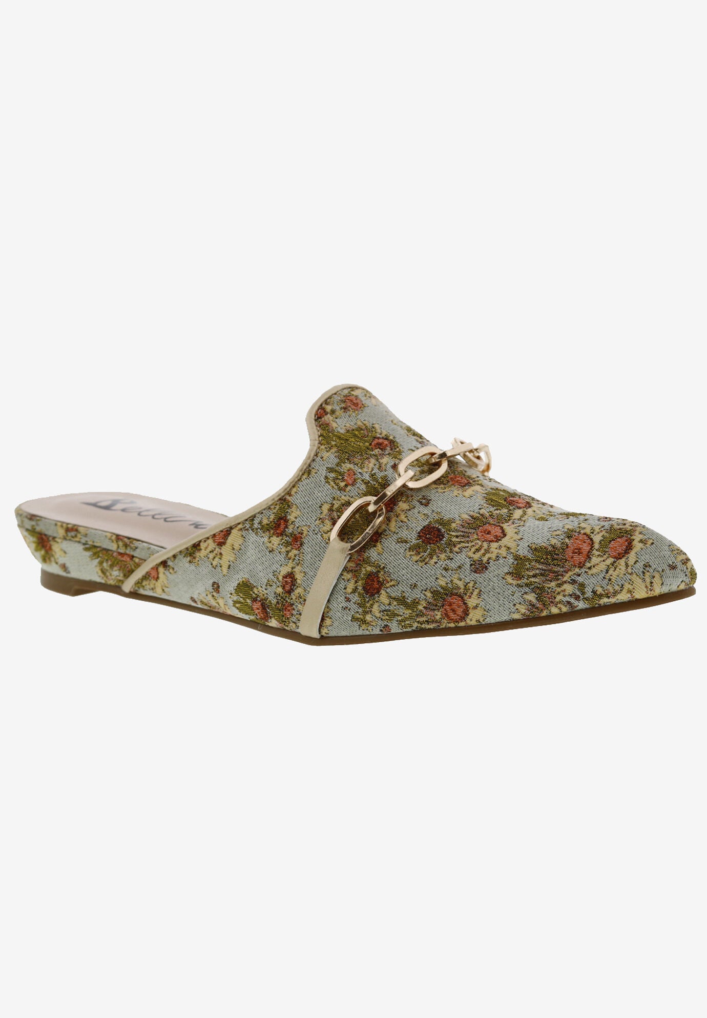 Fluent Mule, GOLD FLORAL PRINT, hi-res image number 0