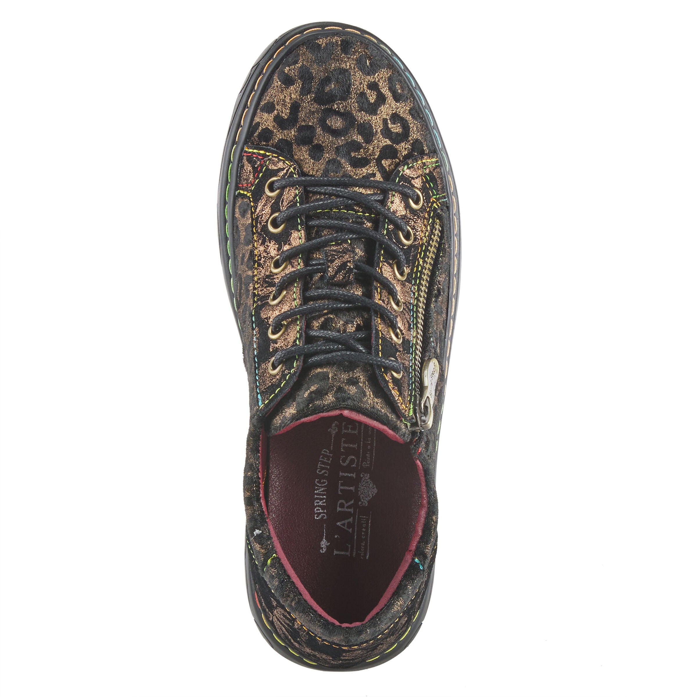 Danli-Cheeta Sneaker, BRONZE MULTI, alternate image number 3