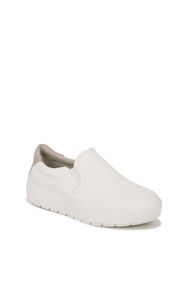 Time Off Slip On Sneaker, WHITE FAUX LEATHER, hi-res image number 0