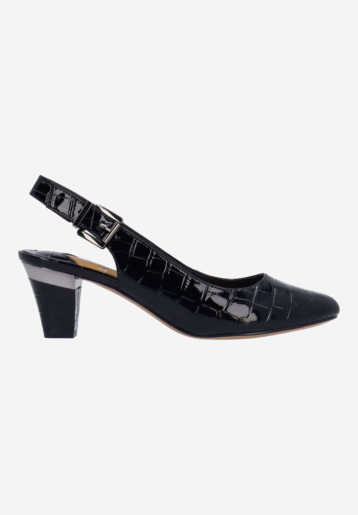 Malree Slingback Pump, BLACK, alternate image number 3