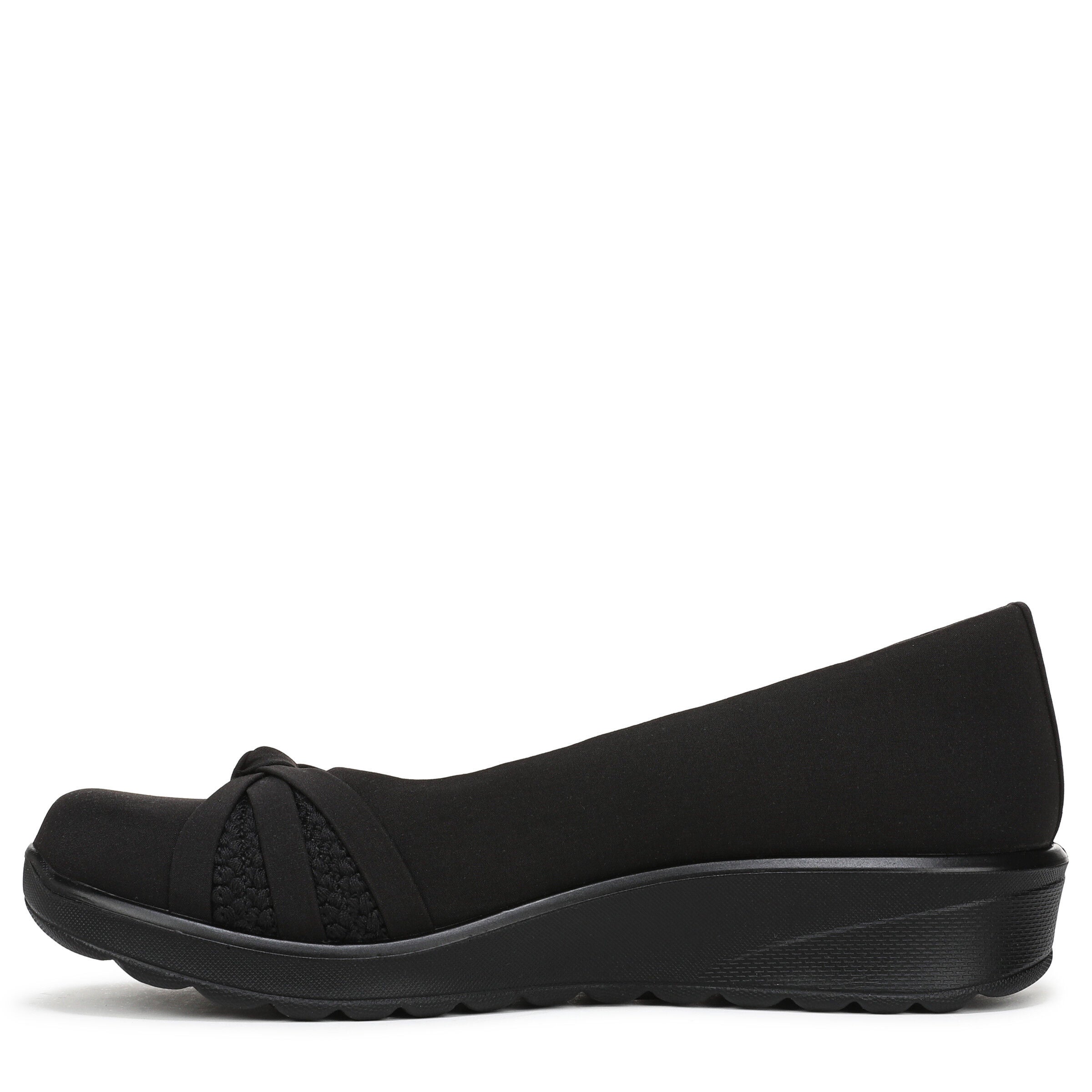 Gem Knot Wedge Flat, BLACK, alternate image number 5