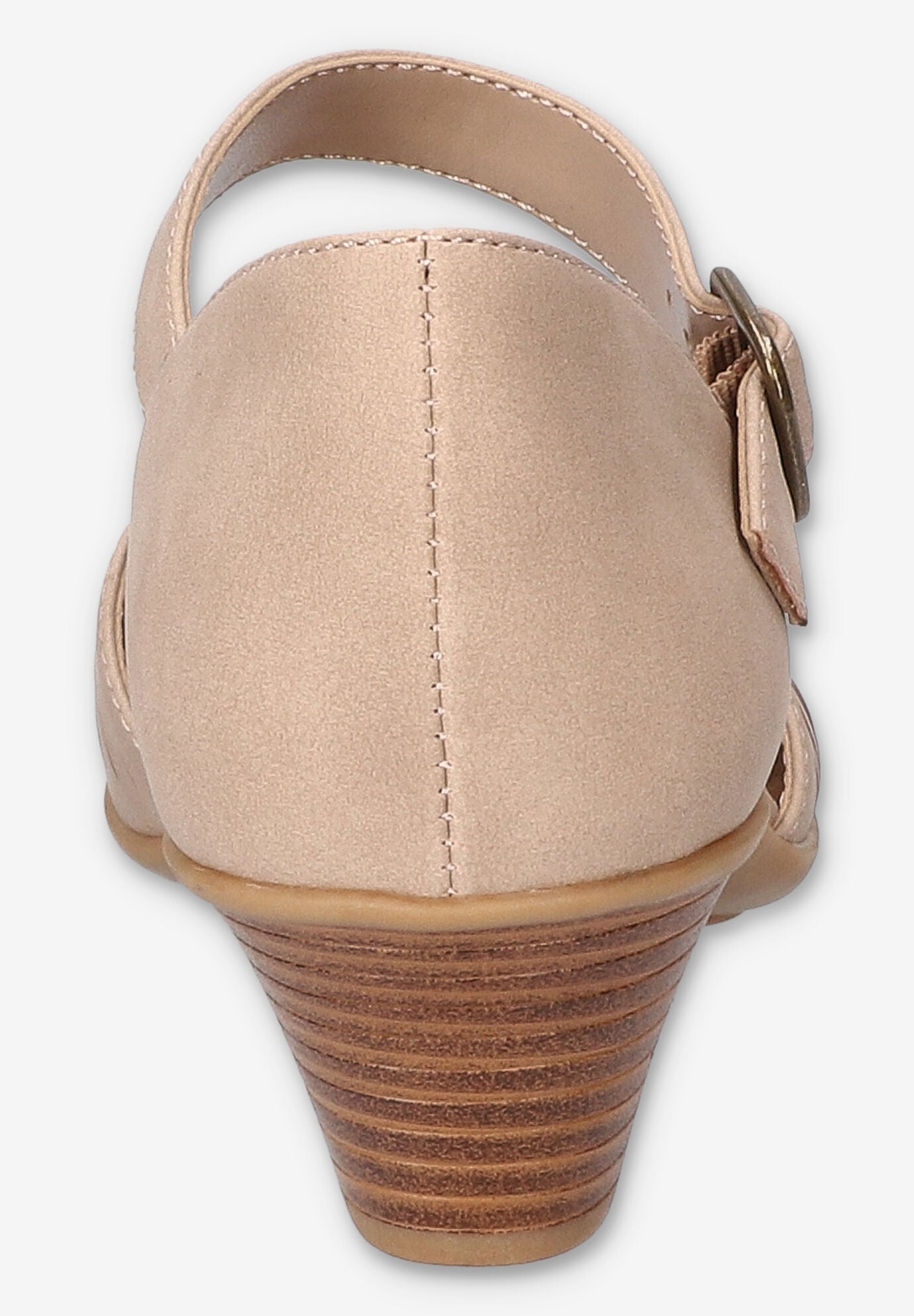 Justina Block Heel Sandal, SAND, alternate image number 3