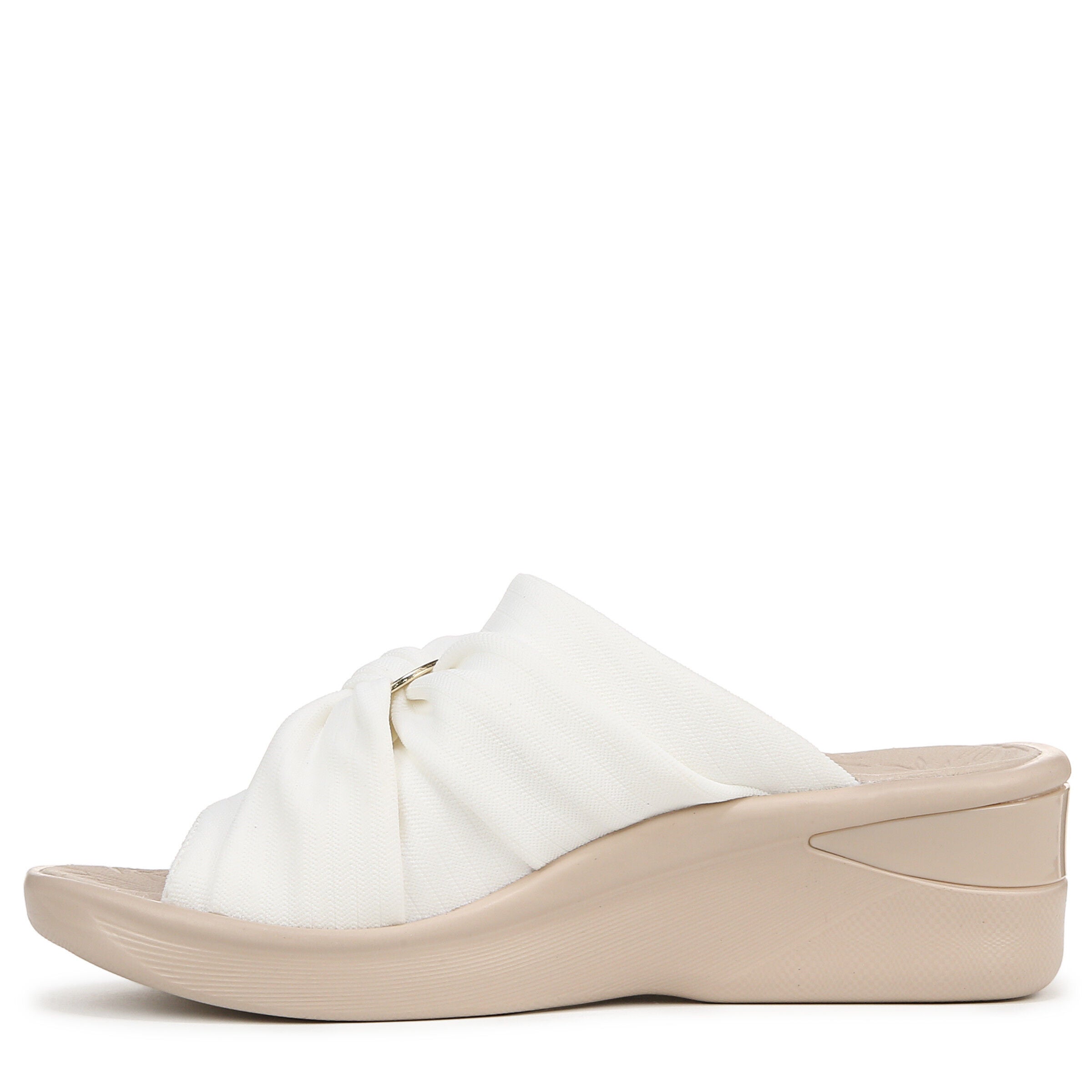 Serenade Slide Sandal, WHITE, alternate image number 5