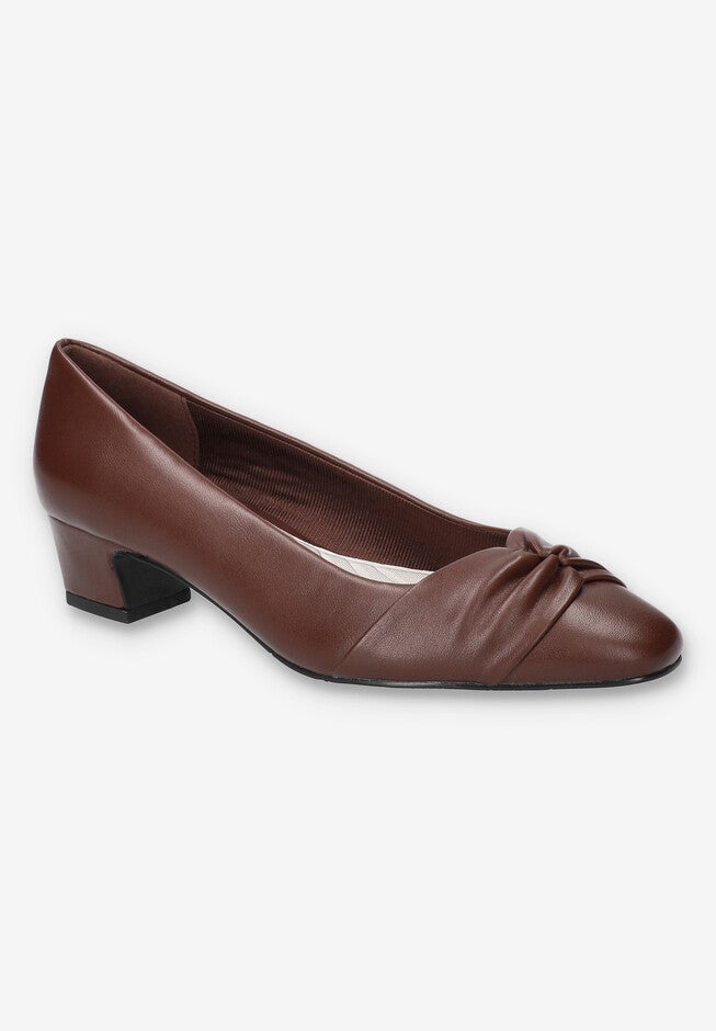 Lyanna Block Heel Pump, BURGUNDY, hi-res image number 0