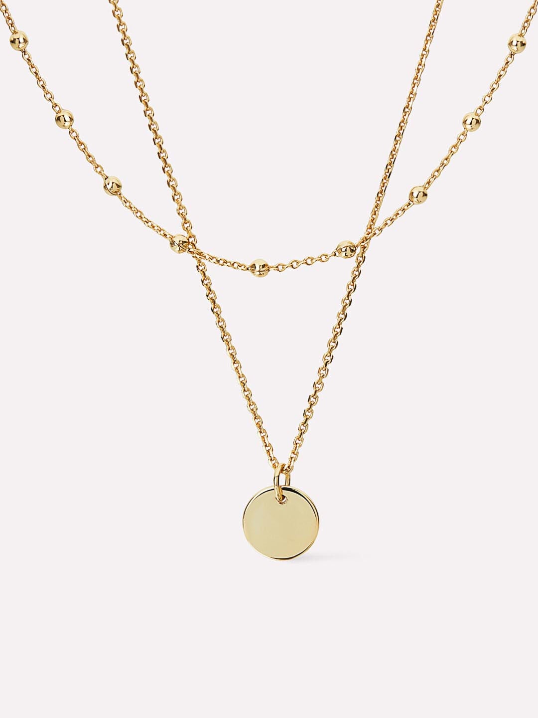 Willow Coin Necklace Set, GOLD, hi-res image number 0