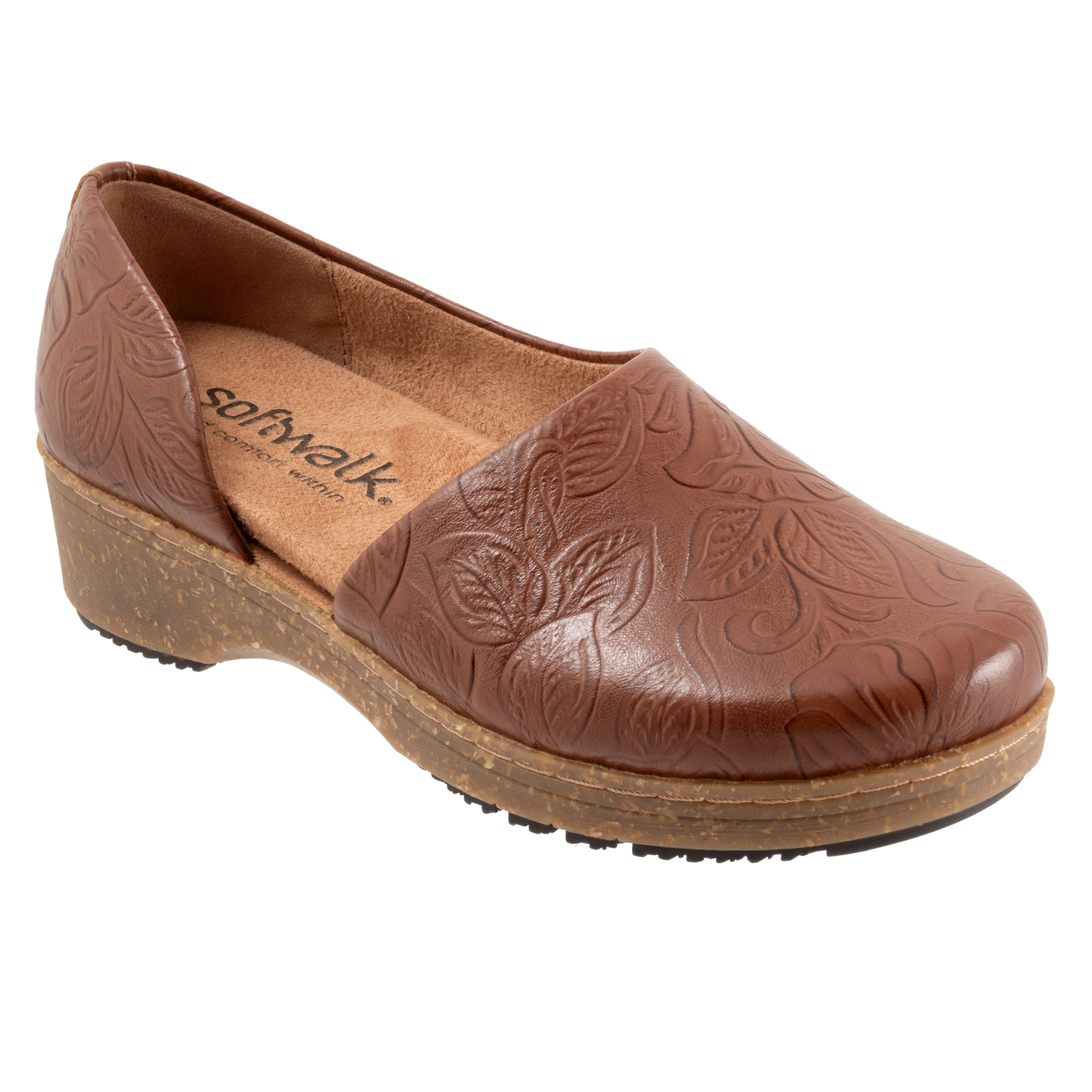 Addie Clog, DARK LUGGAGE FLORAL, hi-res image number 0