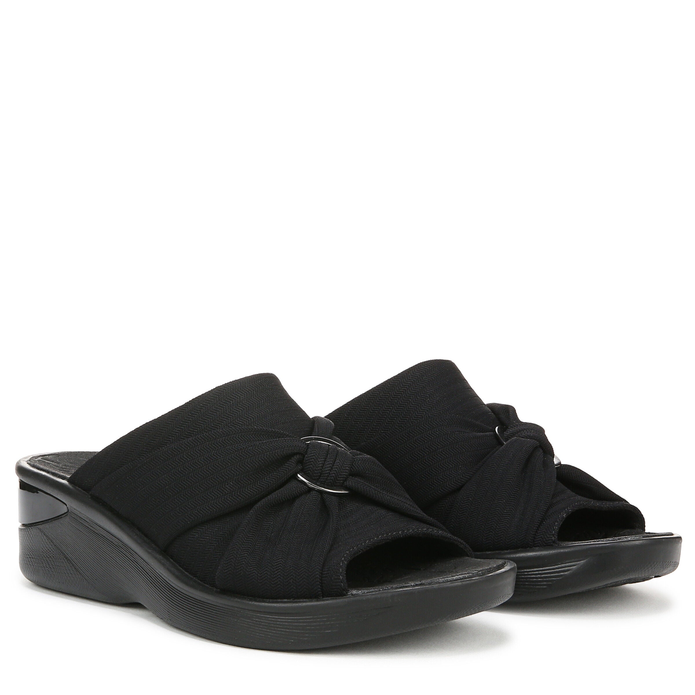 Serenade Slide Sandal, BLACK, alternate image number 2