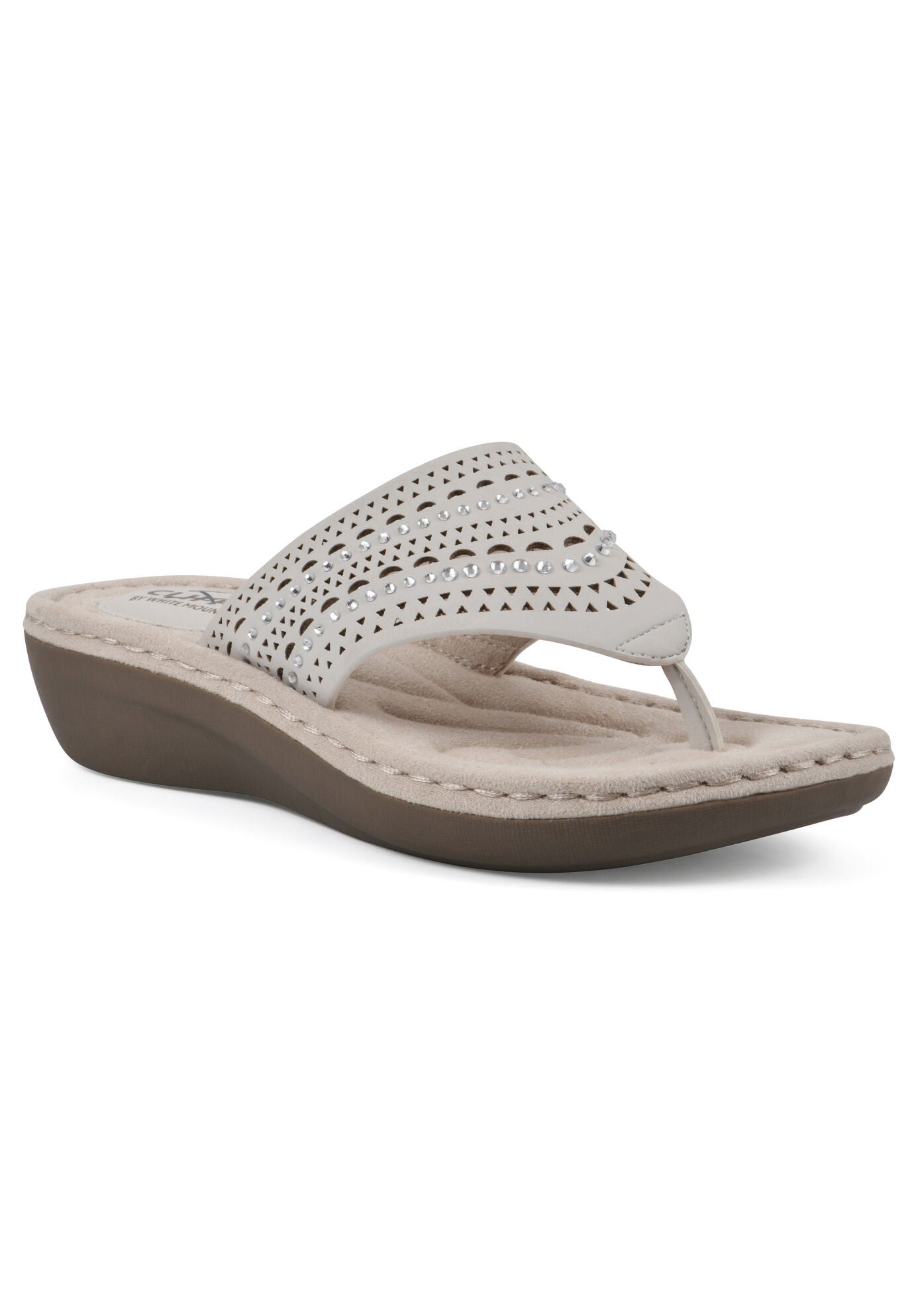 Comate Sandal, WHITE NUBUCK, hi-res image number 0