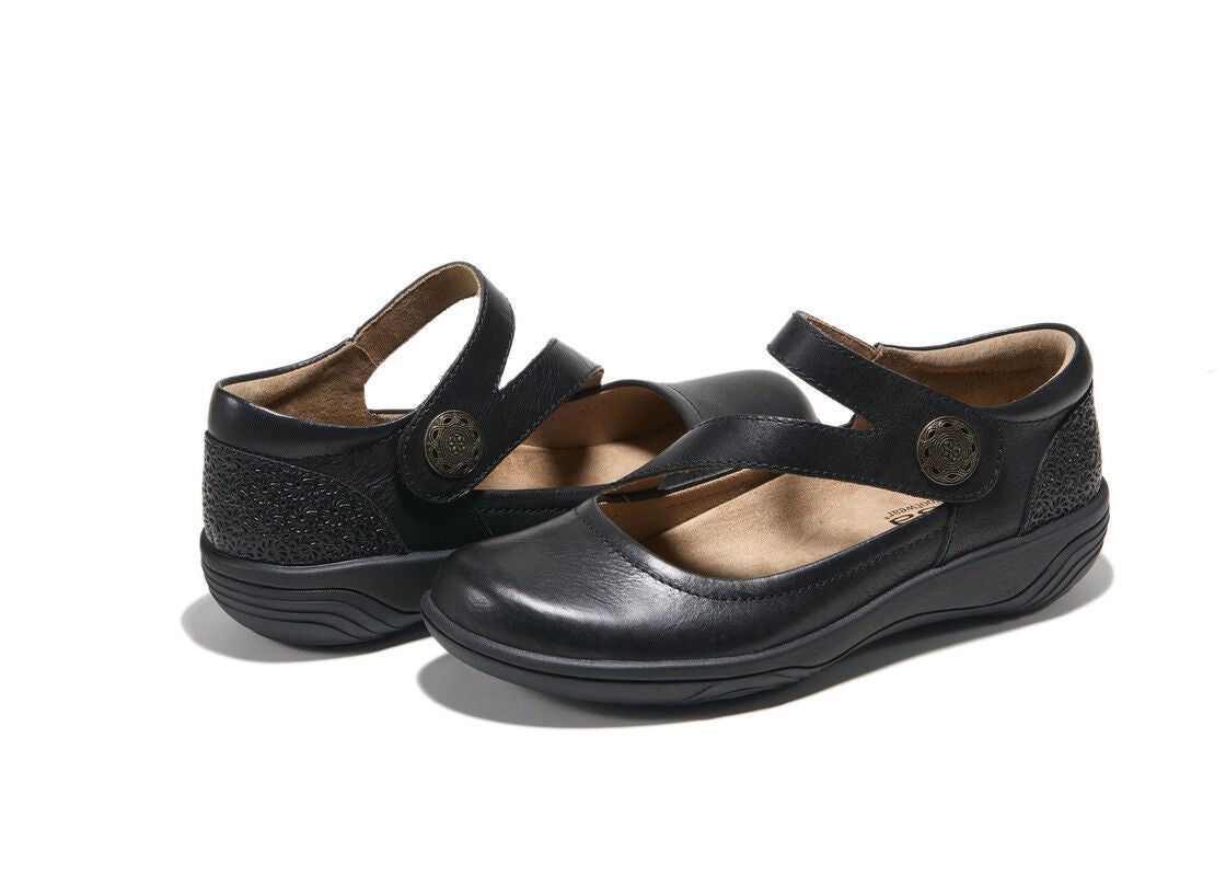Ava Slip-On Flat, BLACK, on-hover image number 1