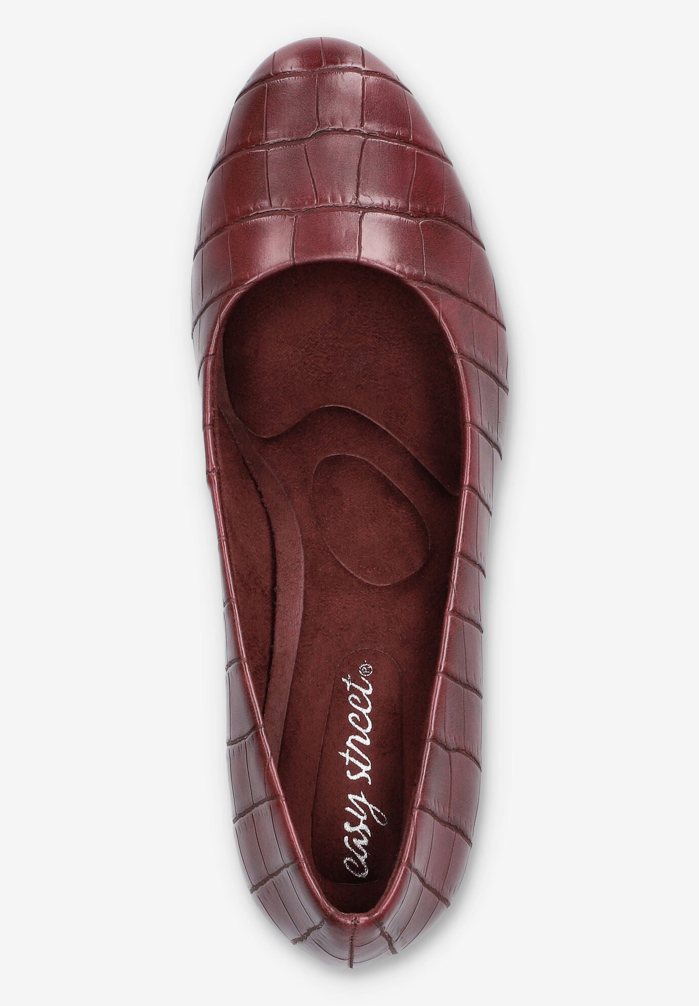 Equinox Platform Pump, BURGUNDY CROCO, alternate image number 6