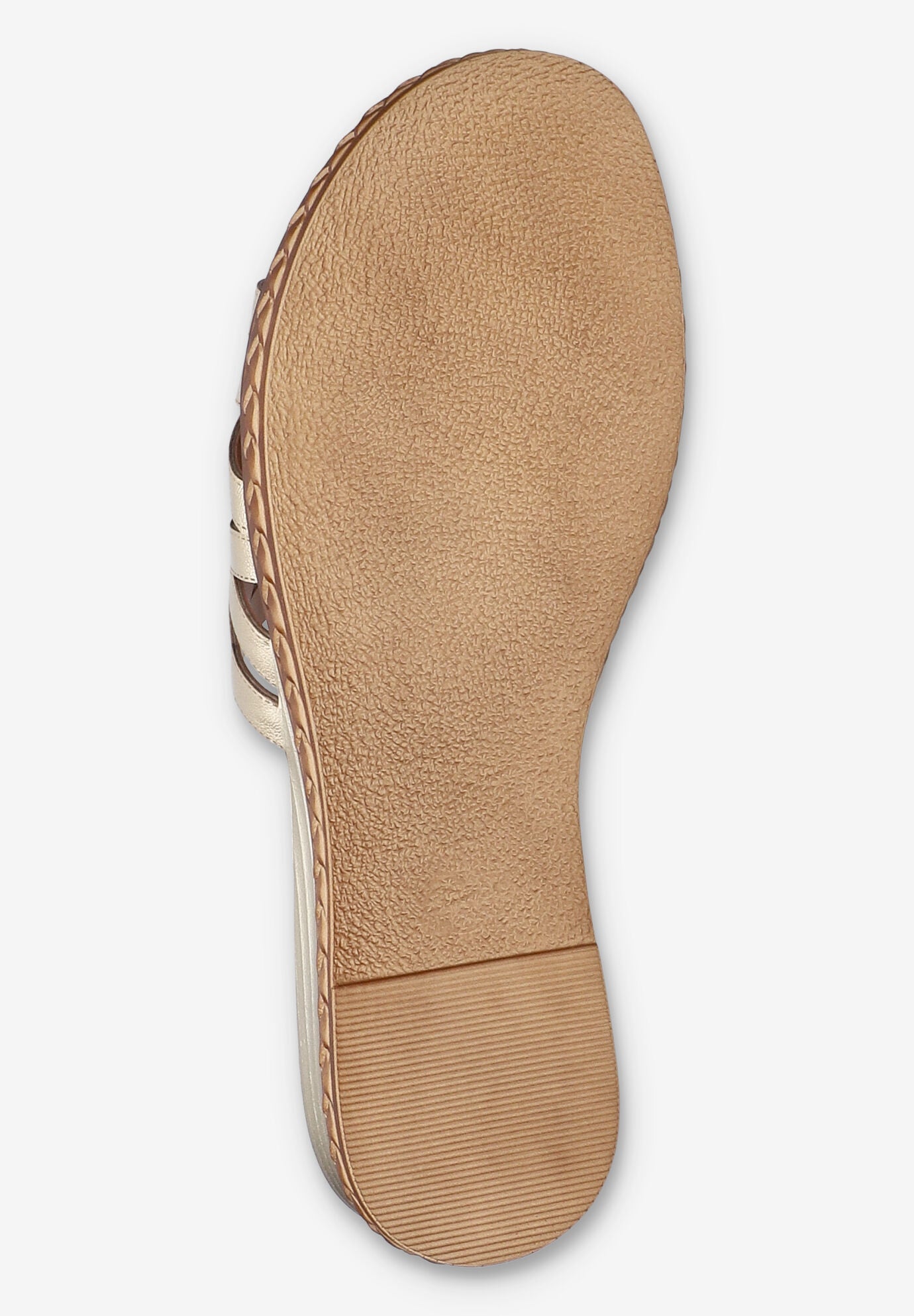 Edda Wedge Sandal, CHAMPAGNE, alternate image number 5