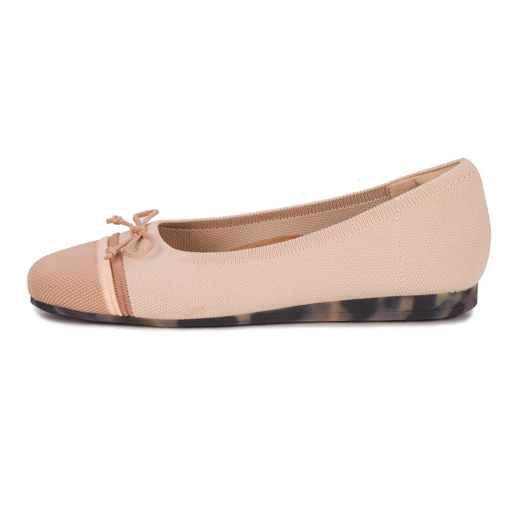 Noelle Knit Flat, BEIGE MULTI KNIT, alternate image number 2