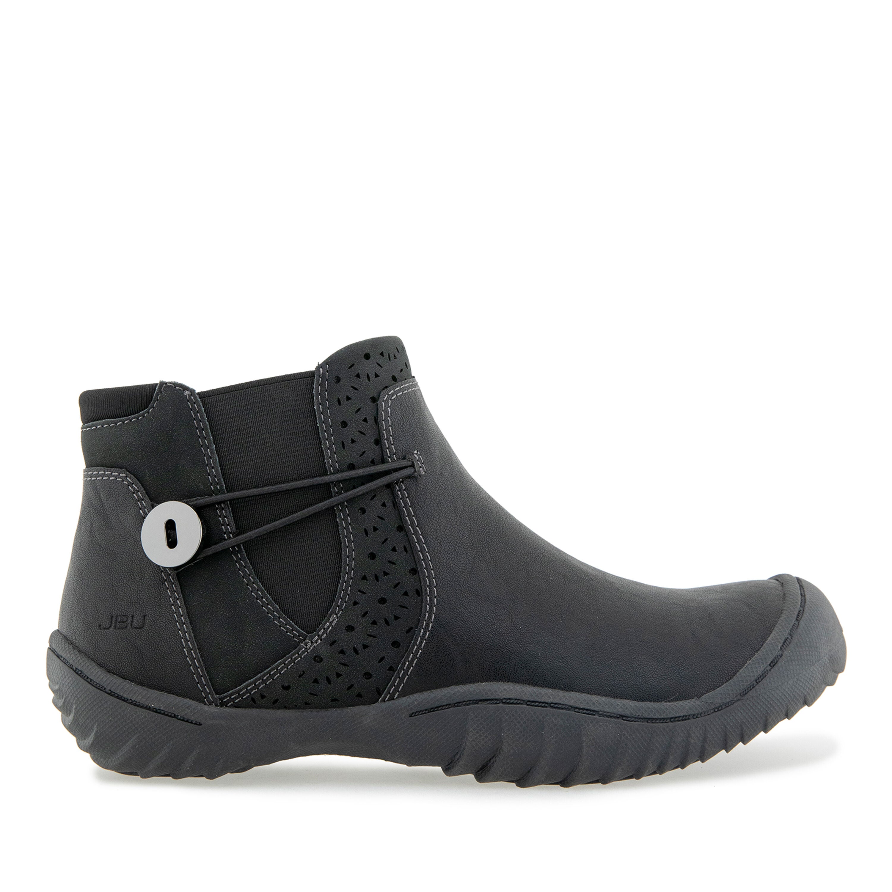 Jemma Water Resistant Casual Boot, BLACK, alternate image number 2