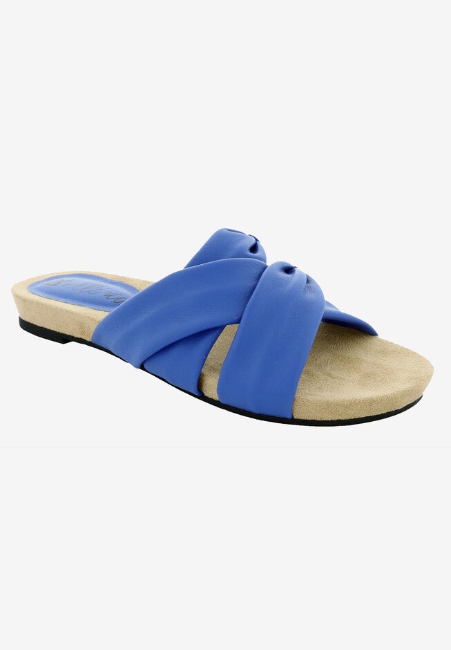 Nene Slide Sandal, BLUE, hi-res image number null