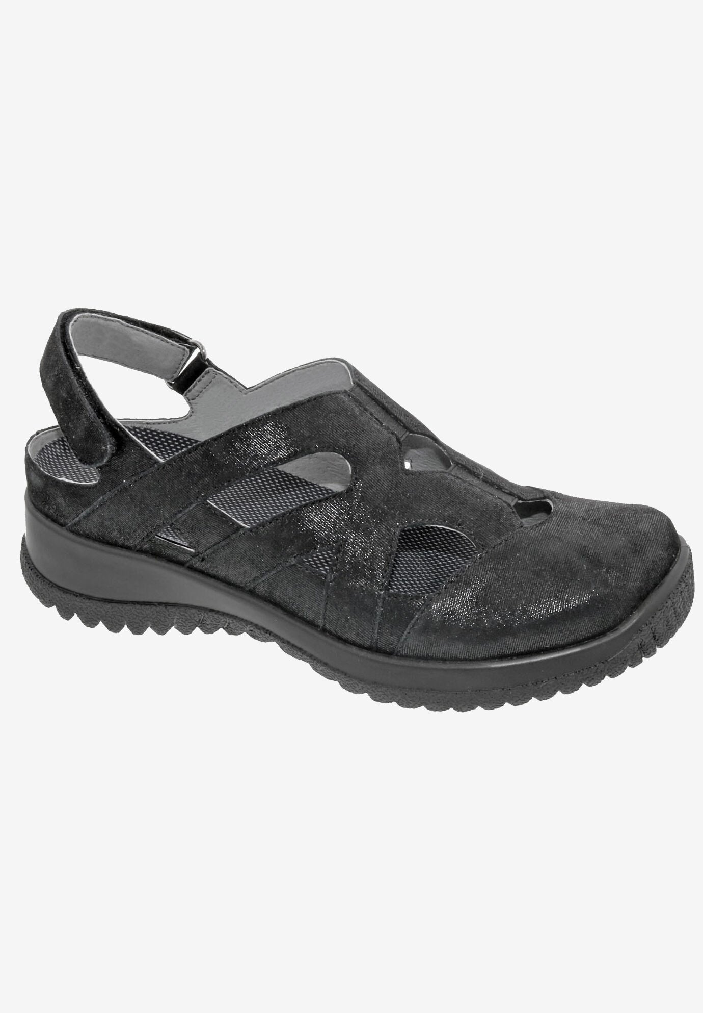 Drew Women's Antwerp Black Leather/Stretch Shoes - Size 10 XW (Extra Wide) - View #11