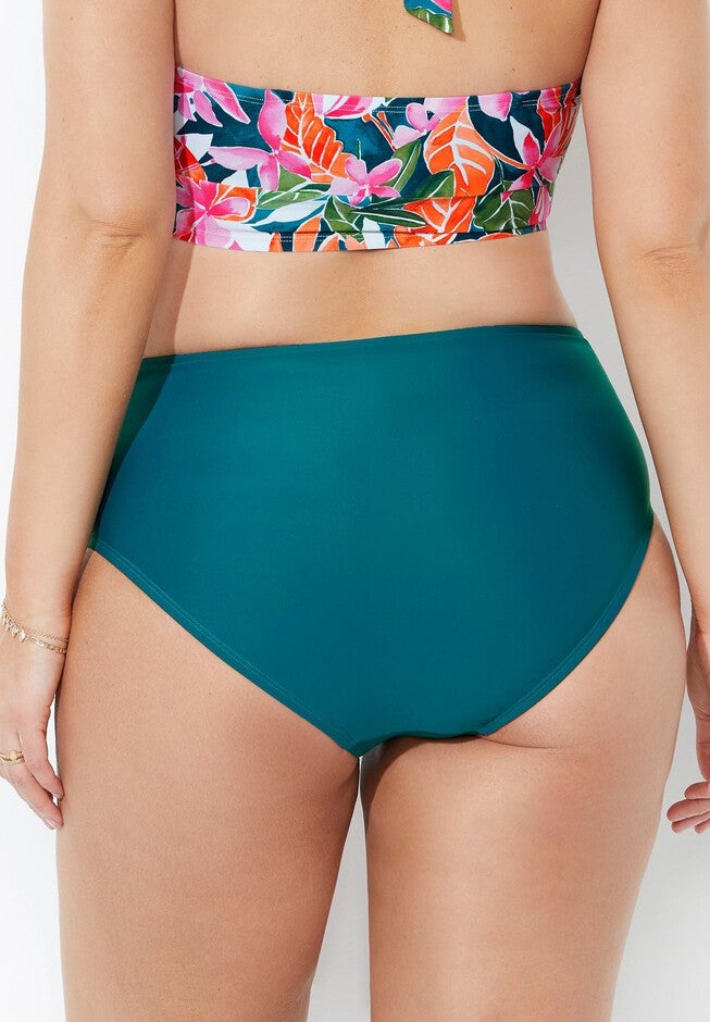 High Waist Sash Bikini Bottom, , on-hover image number null