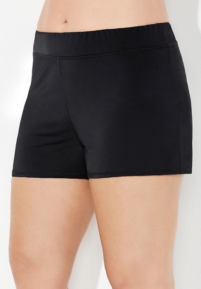 Bandeau Blouson Tankini Set with Banded Short, , alternate image number null