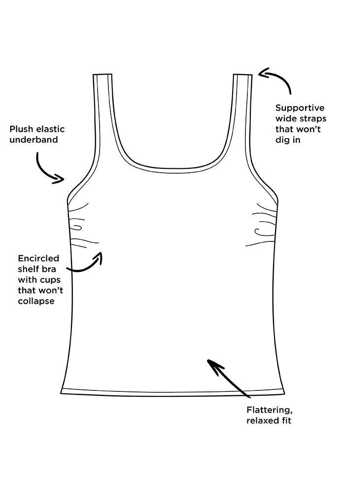 Classic Tankini Set with Skirt, , alternate image number 3