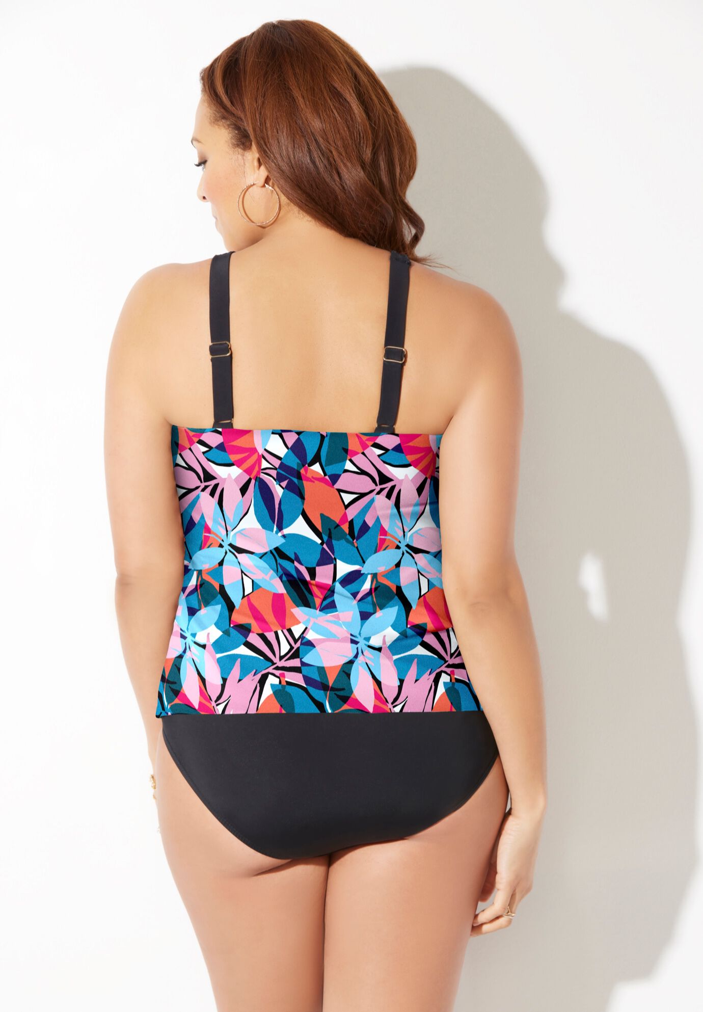 High Neck Tankini Set, , on-hover image number null