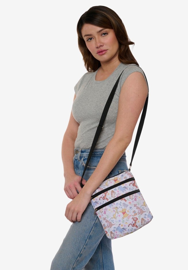 Winnie The Pooh & Friends Passport Bag Travel Women'S Disney Crossbody Purse, , alternate image number 4