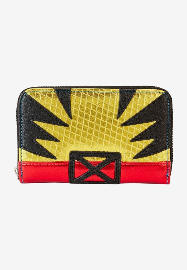 Loungefly x Marvel Shine Wolverine Cosplay Zip-Around Wallet, BLUE, hi-res image number null