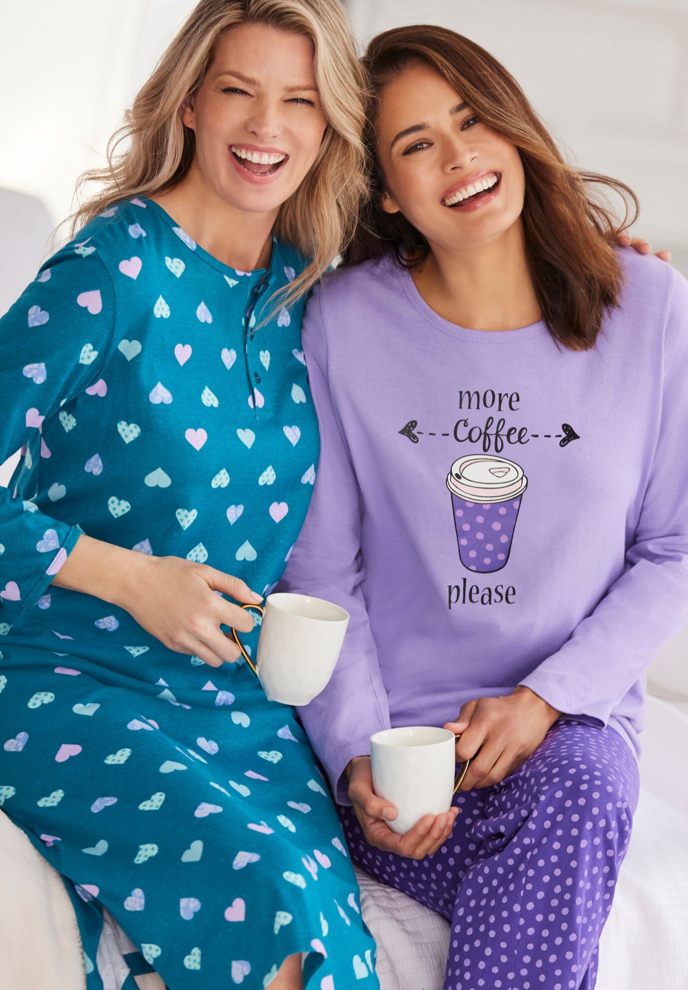 Long Sleeve Knit PJ Set, , alternate image number 4