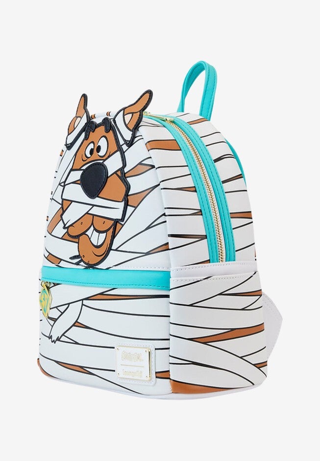Loungefly x Warner Bros Scooby Doo Mummy Mini Backpack Shoulder Bag Halloween, WHITE, alternate image number null