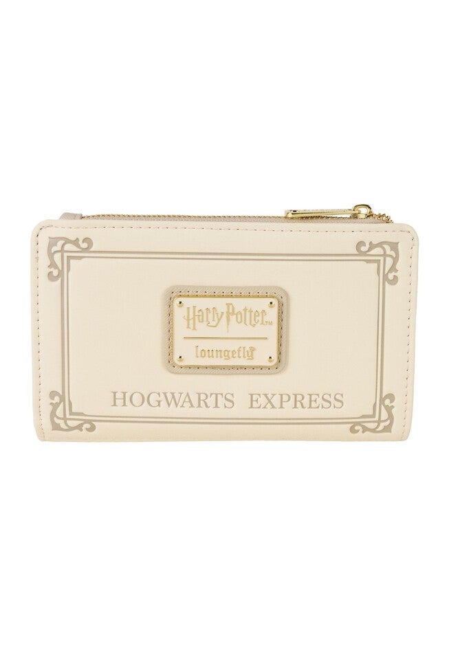 Loungefly x Harry Potter Hogwarts Express Wallet Zip Around, BEIGE, on-hover image number 1