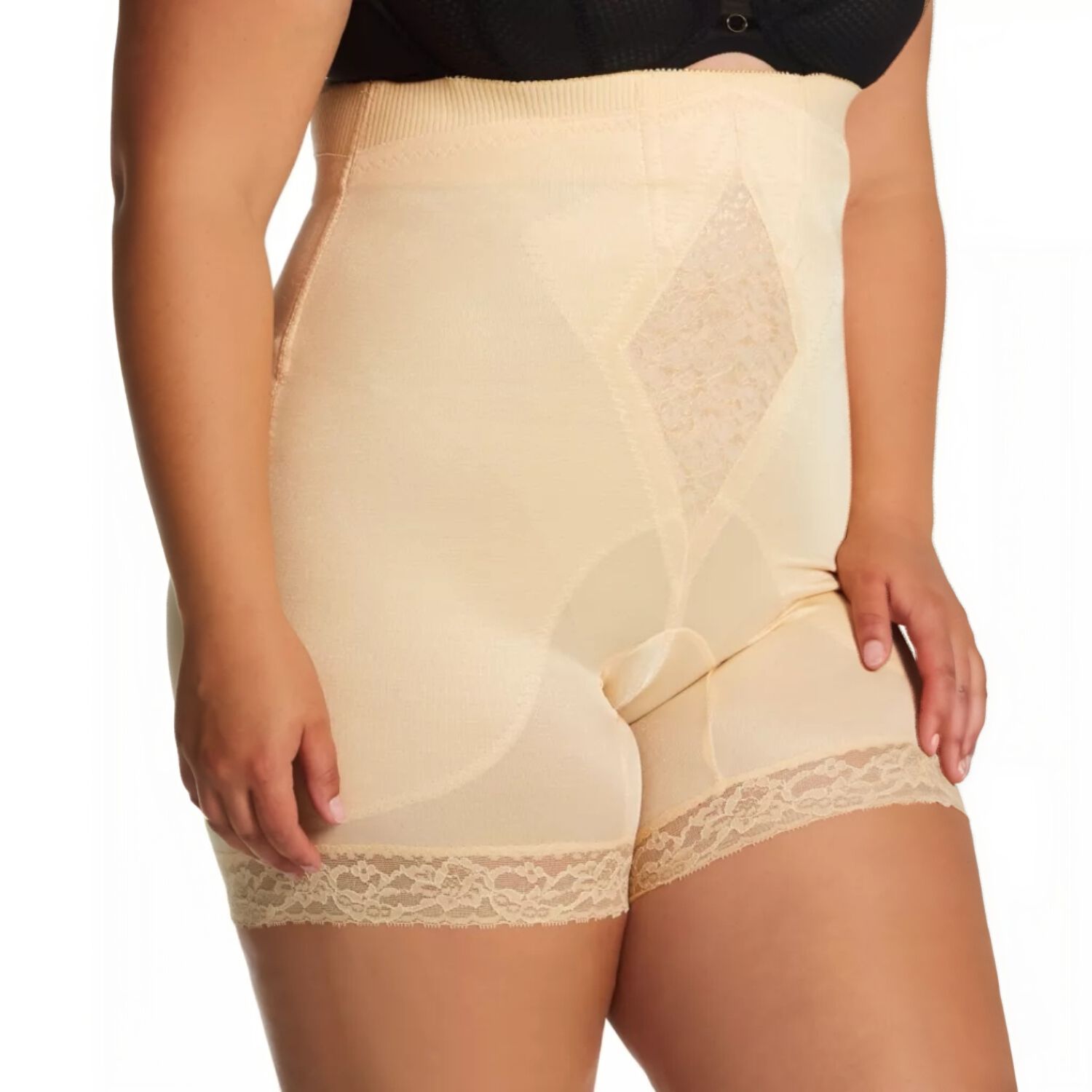 High Waist Long Leg Shaper 6206, BEIGE, alternate image number 2